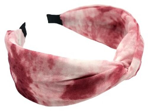 Red Tie Dye Twist Headband