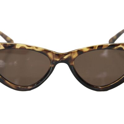 Leopard Cat Eye Frame Sunglasses