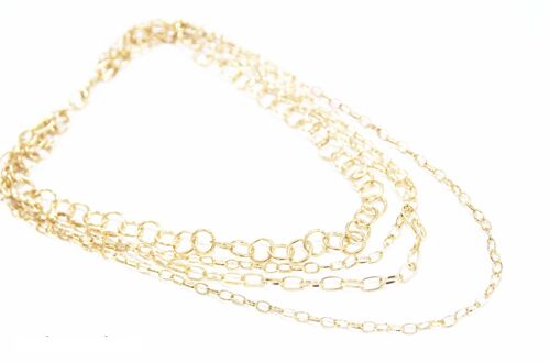 Layered Chain Necklace - GOLD