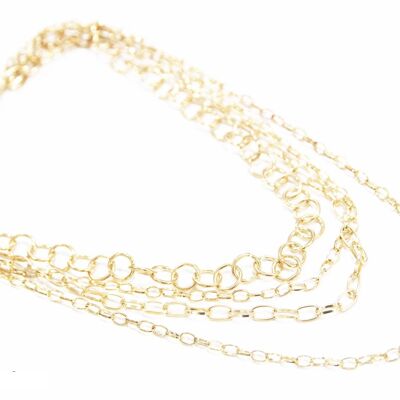Layered Chain Necklace - GOLD