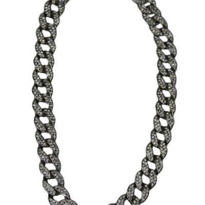 Diamante Chain Link Necklace A