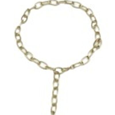 Gold Chain Plunge Necklace