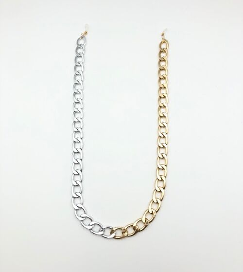 Gold and Silver Mixed Metals Sunglasses Chain