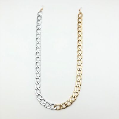 Gold and Silver Mixed Metals Sunglasses Chain
