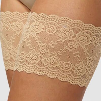 Nude Lace Chafing Pads XL