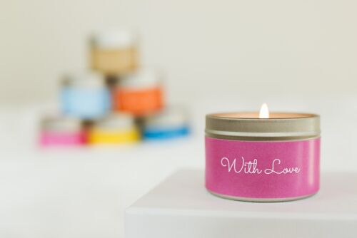 With Love Mini Candle
