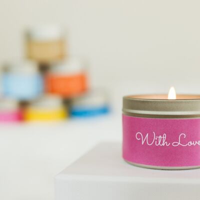 With Love Mini Candle