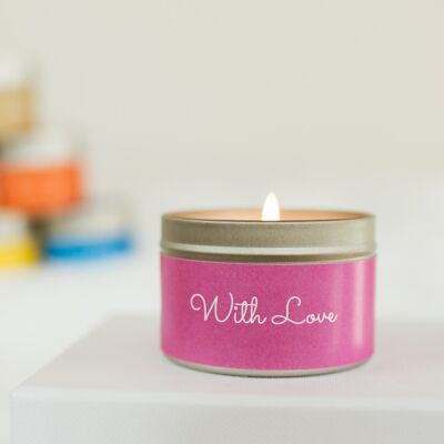 With Love Mini Candle