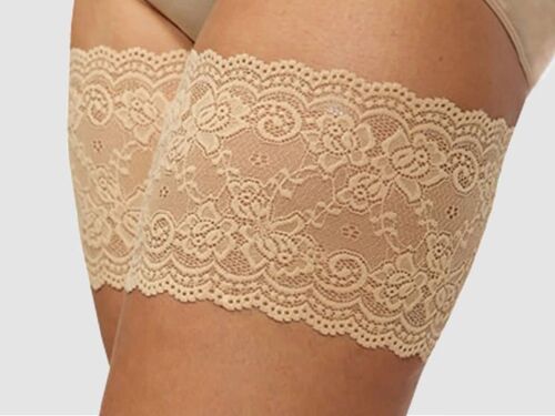 Nude Lace Chafing Pads S
