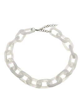 Chunky plastic chain hot sale link necklace