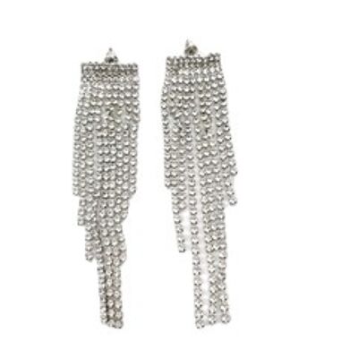 Diamante Tassel Earrings