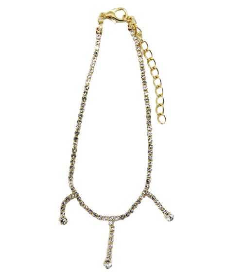 Diamante Chain Anklet - GOLD