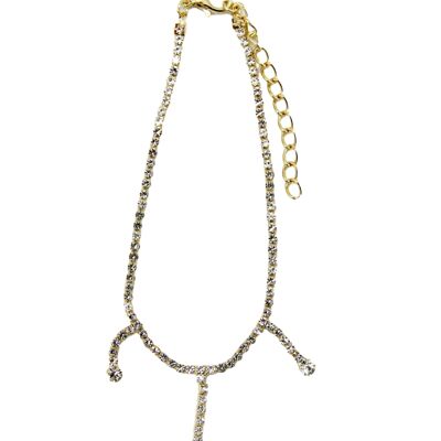 Diamante Chain Anklet - GOLD