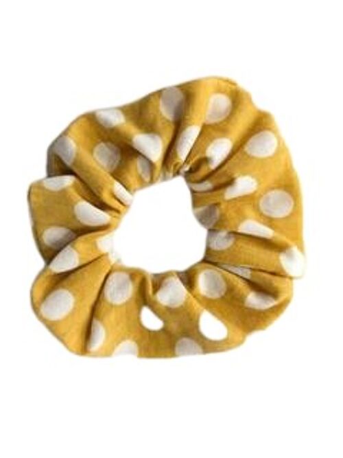 polka dot SCRUNCHIE