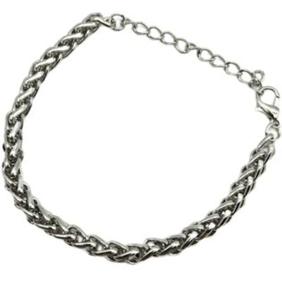 Silver Chain Bracelet - 13cmx25cm
