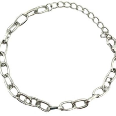 Silver Chain Bracelet - 13cm x 25cm