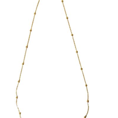 Gold Metal Bead Sunglasses Chain