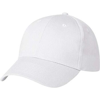 Casquette unie blanche