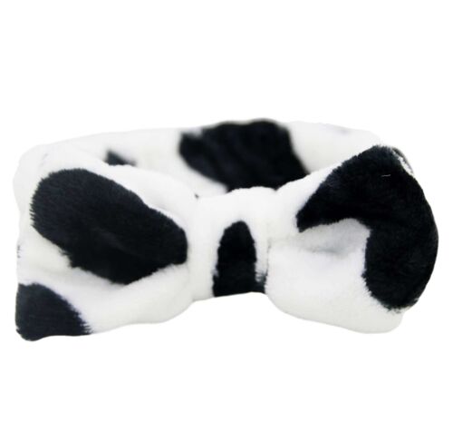 White Cow Print Beauty Headband