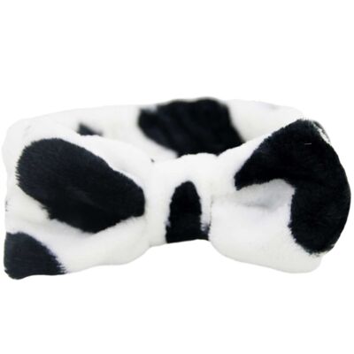 White Cow Print Beauty Headband
