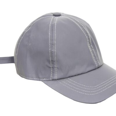 Grey Reflective Cap