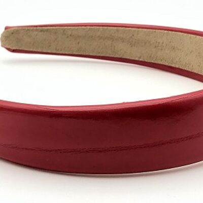 Red Patent Headband