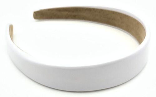 White Patent Headband