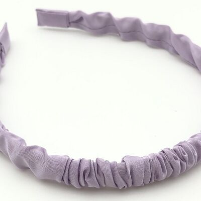 Lilac Ruched Skinny Headband