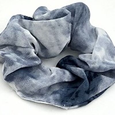 Blue Tie Dye Scrunchie