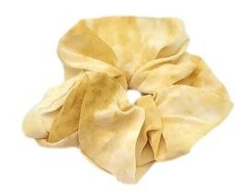 Yellow Tie Dye Scrunchie