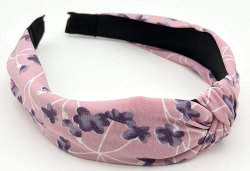 Pink Ditsy Floral Print Headband