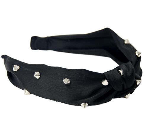 Stud knot headband - #41BLACK