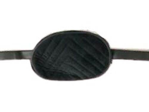 Black Velvet Oval Quilted Belt Bag