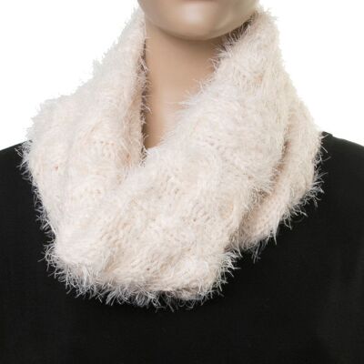 Cream Fluffy Snood