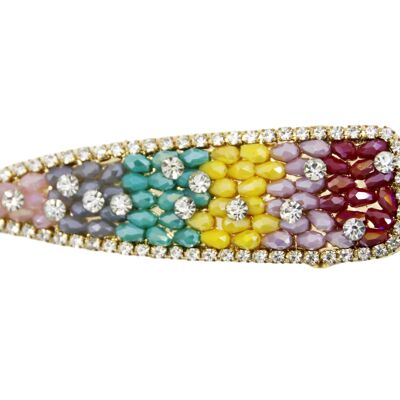 Multi Diamante Bead Hair Clip