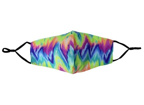 Tie Dye ZigZag Fashion Face Mask