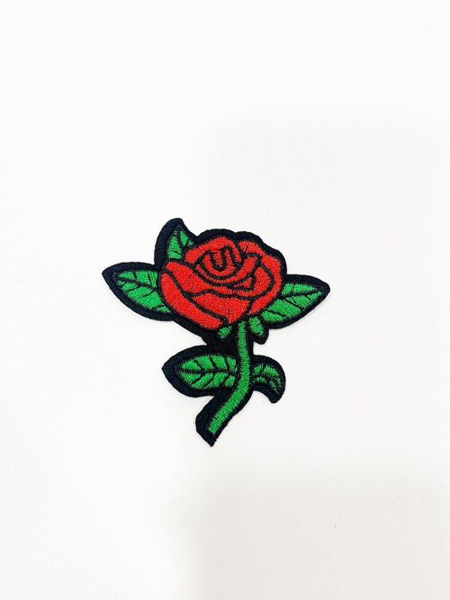 Rose Iron On Patch