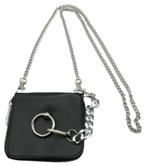 Mini Bag with Chain Detail