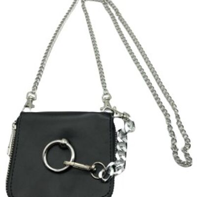 Mini Bag with Chain Detail