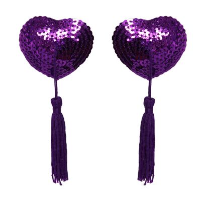 Sequin Heart Nipple Tassels