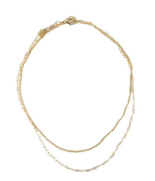 Gold Double Necklace