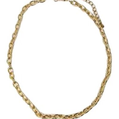 Gold Chain Link Necklace