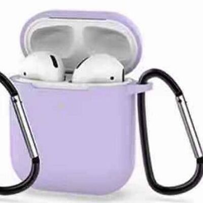 Lilac Silicon Air Pod Case