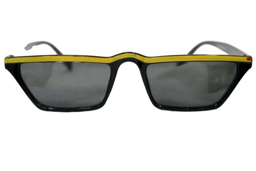 Yellow Colour Strip Sunglasses