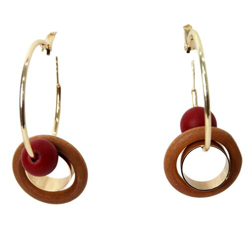 Wood and Metal Mix Hoops