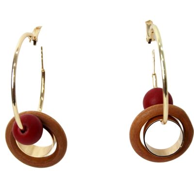 Wood and Metal Mix Hoops