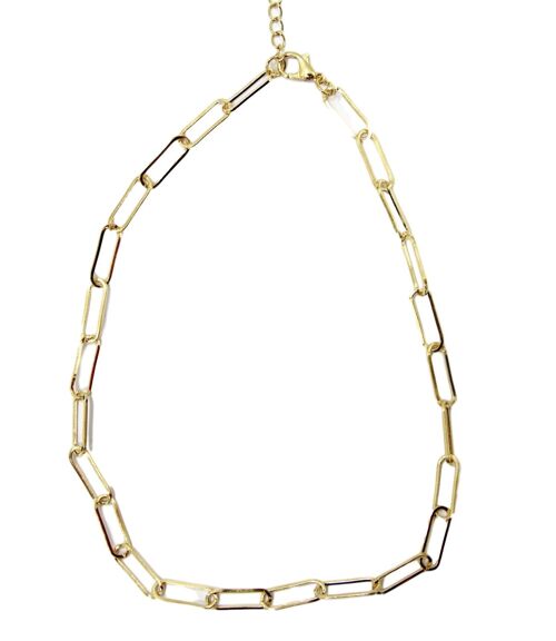 Gold Chain Detail Necklace