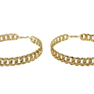 Oversized Chain Hoops