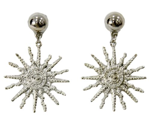 Silver Star Earrings