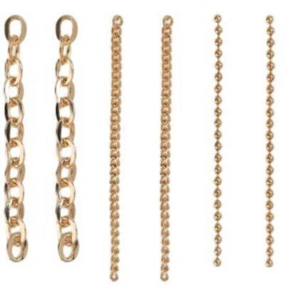 Gold Chain Earring Pack